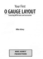 YOUR FIRST O GAUGE LAYOUT BOOK INFORMATION