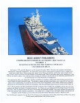 1/350 scale USS Missouri scale model manual by Mike Ashey Publishing.